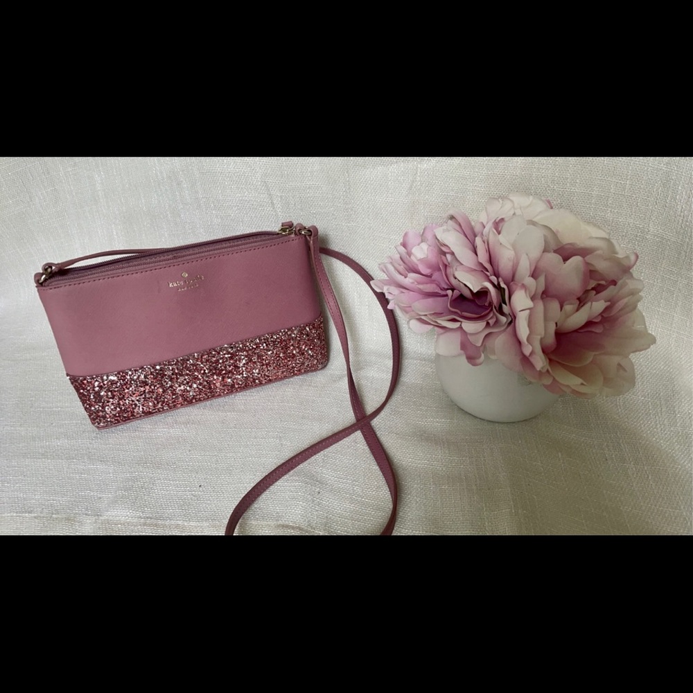 Kate Spade Ramey Greta Court Crossbody in Dusty Peony
